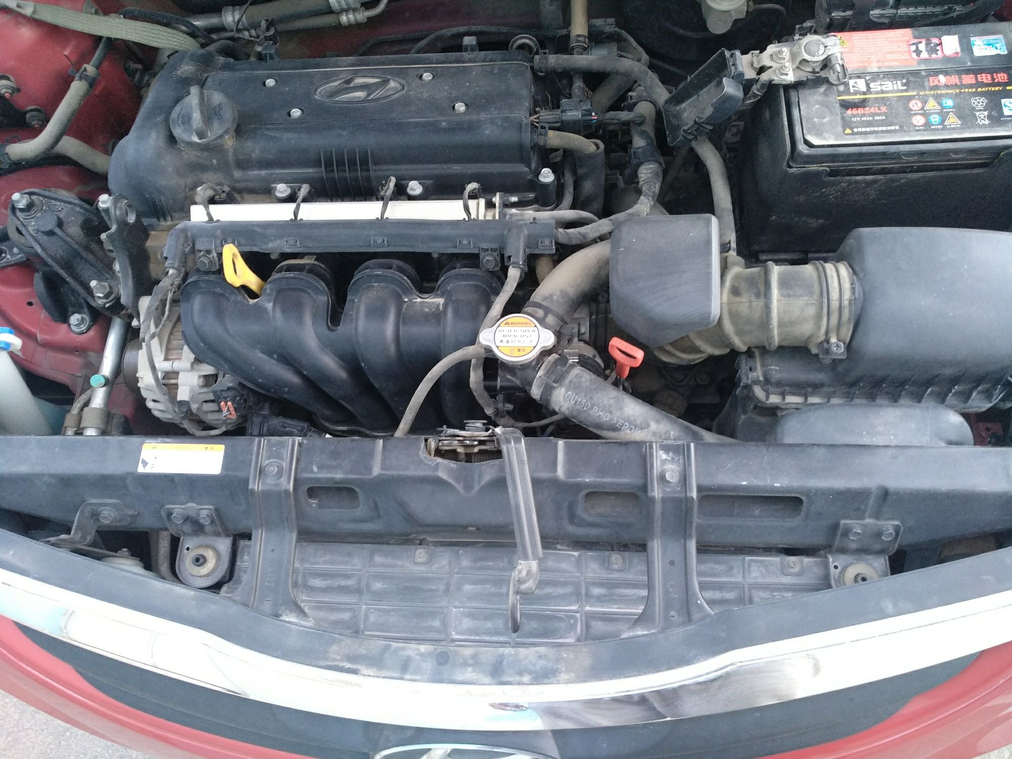 现代 瑞纳 2010款 三厢 1.4l 自动时尚型gt